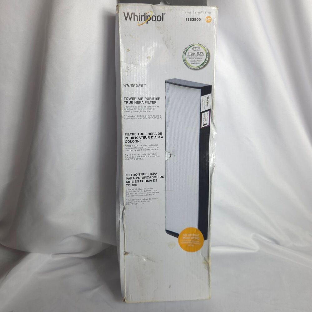 NIB Whirlpool WPT80‎ Tower HEPA Replacement Filter 1183800 H7
